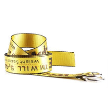 Load image into Gallery viewer, Off white Belt 100-200cm Street Style Canvas Men's Belt Industrial Letters Canvas Belts Women Men Punk Embroidery Waist Strap