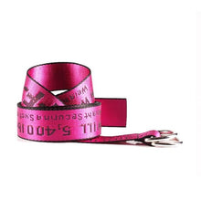 Load image into Gallery viewer, Off white Belt 100-200cm Street Style Canvas Men's Belt Industrial Letters Canvas Belts Women Men Punk Embroidery Waist Strap